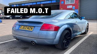 FIXING EVERYTHING WRONG WITH MY NEGLECTED MK1 AUDI TT  MOT FAIL [upl. by Kabob]