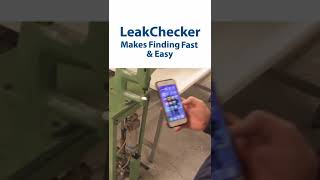 Detecting compressedair AirLeaks with the ULTRAChecker  LeakDetection maintenance reliability [upl. by Wolfgang]