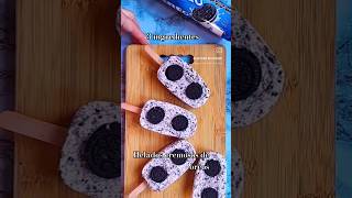 Helados de crema con oreos shortsrecetas videos [upl. by Steen]