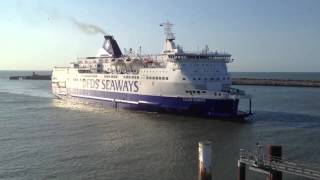 Ferry coming into Port  Calais [upl. by Releehw532]