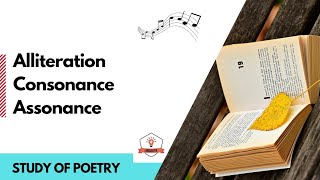 Alliteration Consonance and Assonance Difference  Quick Notes  Poetic Devices  Study of Poetry [upl. by Latricia]