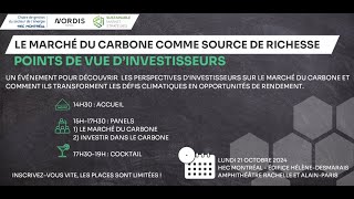 Finance durable  le marché du carbone comme source de richesse [upl. by Hilario]