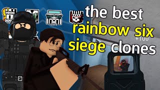 These Might Be The BEST Rainbow Six Siege Clones on Roblox [upl. by Ynor956]