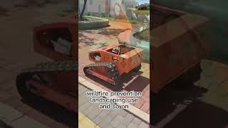 best quality remotely controlled robot lawn mower for hills made in China [upl. by Deppy]