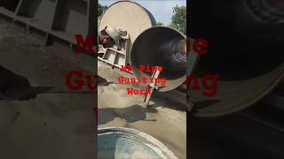 Ms pipe GunitingCoating WorkMSpipeMechnicalengineercoatinggunitingcivilengineerneeraj07viral [upl. by Wolf]