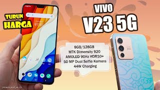 TURUN HARGA VIVO V23 5G Review 2024  8128GB AMOLED 50MP Selfie Kamera 44W Charging [upl. by Darcie193]