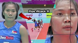 May Pinapatunayan Mylene Paat Highlights vs Thailand  2021 AVC Club [upl. by Tandy]