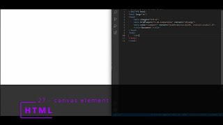 HTML 27 💻 canvas element [upl. by Baoj27]