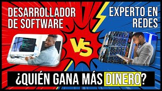 Desarrollador de Software vs Experto en Redes ¿quién gana más dinero [upl. by Nimsay395]