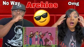 OUR FIRST TIME WATCHING THE ARCHIES  JINGLE JANGLE REACTION [upl. by Ecydnarb]