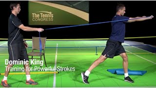 How to Increase Power in Your Forehand and Other Strokes Dominic King at Tennis Congress [upl. by Dwyer]