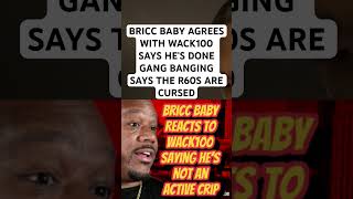 briccbaby AGREES WITH wack100 SAYS HE’S DONE GANG BANGING SAYS THE R60S ARE CURSED nojumper [upl. by Curley27]