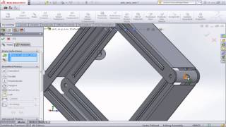 motion simulation in solidworks  How to simulate a Car Jack motion [upl. by Ilsel]