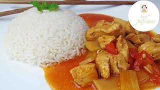 Rezept ♥ Hühnchen süßsauer ♥ asiatisches Essen ♥ chinesisches Essen [upl. by Oedama662]