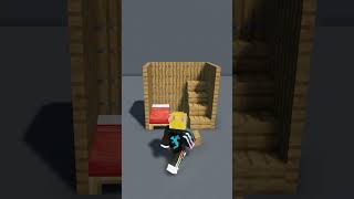 マイクラ 簡単でおしゃれな2段ベッドの作り方！ How to build a simple bunk bed minecraft tutorial建築スイッチ統合版 Shorts [upl. by Homerus]