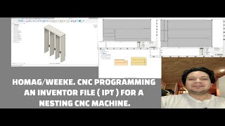 FUSION 360 TO WOODWOPPROGRAMMING AN INVENTOR MODEL  IPT FILE  FOR NESTING CNC IN FUSION 360 [upl. by Baldridge]