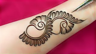 Very beautiful stylish arabic mehndi design  easy mehndi design  mehndi design  Mehndi  mehndi [upl. by Annekahs567]