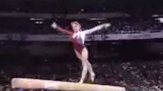 1996 Olympic Gymnastics Beam Event Finals EF 8 routines Part 1 [upl. by Martinelli]