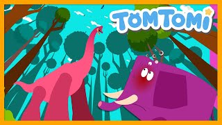 Brachiosaurus Song  Herbivorous Dinosaurs  Dinosaur Cartoon  TOMTOMI Songs for Kids [upl. by Annah]