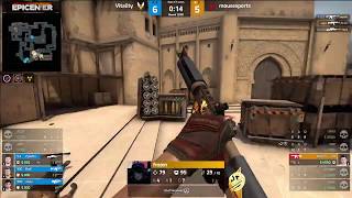 FROZEN clutch 3 vs 1 Vitality Epicentr Mousesports vs Vitality [upl. by Meeki]