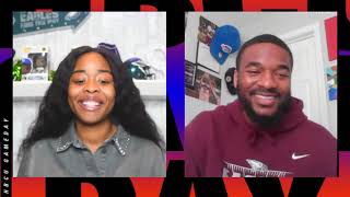 NFL Draft prospect Davius Richard on HBCU QBs Jalen Hurts comparisons [upl. by Ramos712]