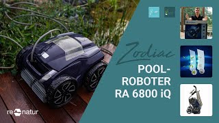 Poolroboter Zodiac RA 6800 iQ  jetzt mit doppeltem Filterkorb [upl. by Aiet]