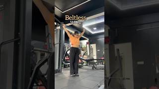 Beltless 110kg 🚀 gym trending deadlift [upl. by Hacissej436]