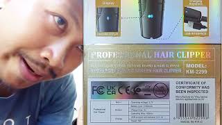 Hair trimmer review KEMEI KM2299 [upl. by Akila]