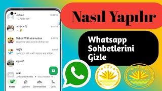 Whatsapp Sohbetleri Nasıl Gizlenir [upl. by Aneladgam]