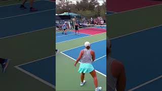 🎭Stubborn Defense Drama pickleballhighlights pickleball sports sporthighlights [upl. by Rind408]