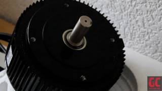 unboxing and first run Golden Motor 5 KW BLDC [upl. by Ellertal]