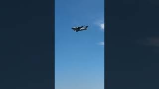 The c17 from Altus demo team preforming at chi air and water show militaryaviation aviation beach [upl. by Kozloski]