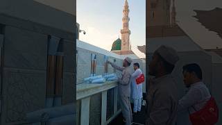 Madina Live  Refilling of water Cups At water Fountain In Masjid Al Nabwi shorts madina trending [upl. by Bourke]