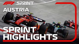 Sprint Highlights  2024 Austrian Grand Prix [upl. by Attikin144]