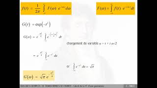 C13D2  Quelques exemples de transformee de Fourier 2 [upl. by Yajnas]