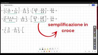 Espressione con parentesi graffe e frazioni  13 [upl. by Apurk]