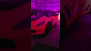 LED light makes paint change color Z06C7R Z06 corvette C7 C7Z06 colorshift colorchange [upl. by Ardnuat]