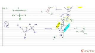 Explain the stereochemistry of the products from E2 dehalogenation with [upl. by Gale629]