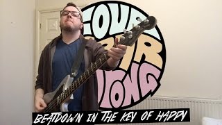 Four Year Strong  Beatdown In The Key Of Happy Bass Cover [upl. by Nawor]