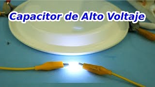 Cómo Hacer un Capacitor de Alto Voltaje  Muy Fácil [upl. by Annahsor329]