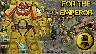 Imperial Fists amp Black Consuls vs Orks  HUGE 3v3 Battle Gameplay  Warhammer 40k Dawn of War 3 [upl. by Kind335]