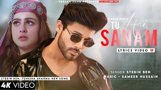 Tu Hai Sanam Jeene Ki Ek Wajah LYRICS Stebin Ben  Tunisha Sharma  Sameer Hussain  Kumaar [upl. by Skyla147]