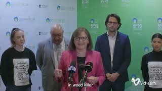 World Health Summit  VicHealth Vape Prevention Media Event [upl. by Boyt]