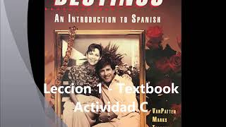 Destinos Lección 1 Textbook [upl. by Clymer]