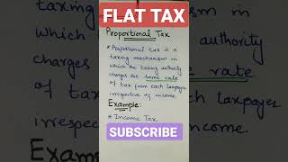 What is Proportional Tax What is Flat Tax [upl. by Collen]