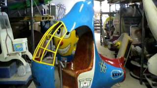 Used Twirly Bird Kiddie Ride from the 1960sMOV [upl. by Sammie66]