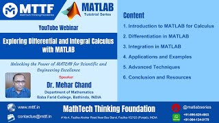 Exploring Differential and Integral Calculus with MATLAB  Computing Calculus  MATLAB [upl. by Persas16]