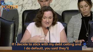 Rep Katie Porters Simple Analogy for Why the Debt Ceiling Doesnt Work [upl. by Avon]