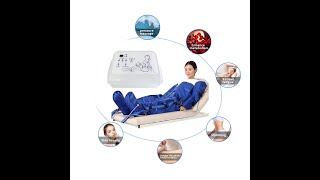 Blue Pressotherapy Lymphatic Drainage Device with 16 Air Bags [upl. by Nywg239]