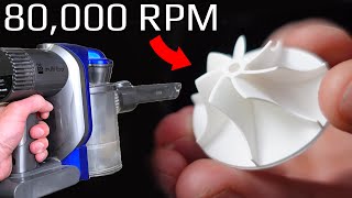 3D Printed Turbo Impeller VS Dyson Motor [upl. by Tlevesor993]